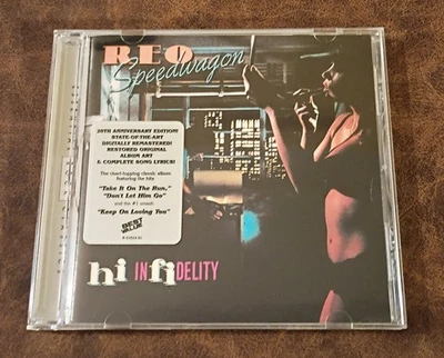 REO SPEEDWAGON - HI INFIDELITY - CD - 20TH ANNIVERSARY EDITION - REMASTERED Foto 1 de 3