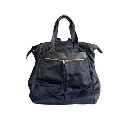 Knomo London Mayfair Chiltern Laptop Tote Backpack Bag Women's Black Workwear - Image 1 of 4