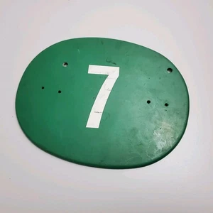 Vintage Flattrack Number Plate Wall Hanger AHRMA Memorabilia - Picture 1 of 3