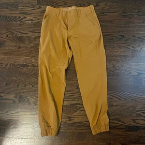 Alpine Design Joggers Men's Size 32x28 Tapered Modern Hiking Pants Golden Tan - Picture 1 of 4