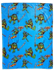 Teenage Mutant Ninja Turtles Kids Silky Soft Plush Throw Blanket, 46" X 60" TMNT - Picture 1 of 3