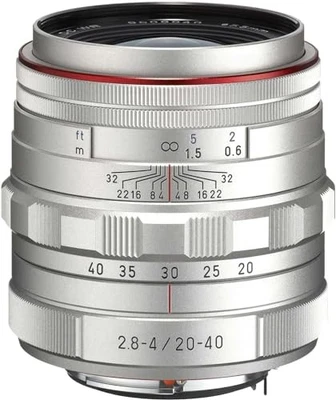 Pentax HD DA 20-40mm F2.8-4 Limited DC WR Silver Lens From Japan - Image 1 of 4