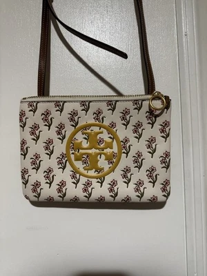Tory Burch Perry Bombe Printed Double-Zip Mini Bag Crossbody ~NEW~ - Image 1 of 4