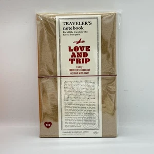 Traveler's Company. Love and Trip rotes Notizbuch normale Größe 2025 limitiert 2025 - Bild 1 von 10