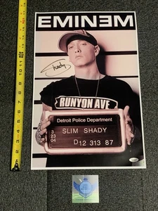 EMINEM SIGNED 11x17 PHOTO POSTER MARSHALL MATHERS TOTAL SPORTS AUTHENTICS TSA - Picture 1 of 5