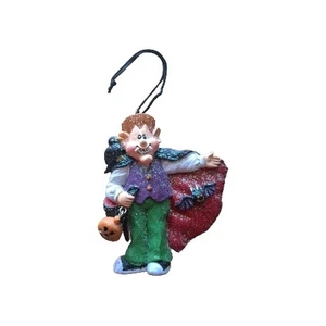 Halloween Ornament Vampir Junge Figur Dracula Kürbis Fledermaus - Bild 1 von 6