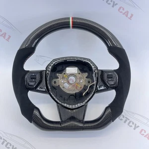 Custom Carbon Fiber Steering Wheel for Lamborghini Aventador 2012-2022/Alcantara - Picture 1 of 9