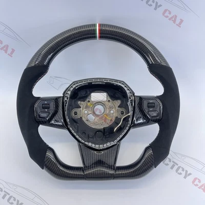 Custom Carbon Fiber Steering Wheel for Lamborghini Aventador 2012-2022/Alcantara - Image 1 of 4