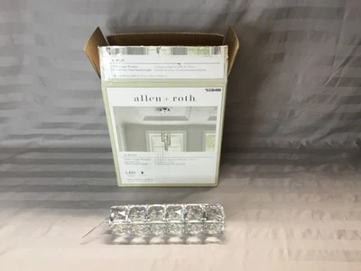 ALLEN + ROTH Aurelis 3-Light Crystal Pendant - REPLACEMENT CRYSTAL CYLINDER ONLY - Image 1 of 4
