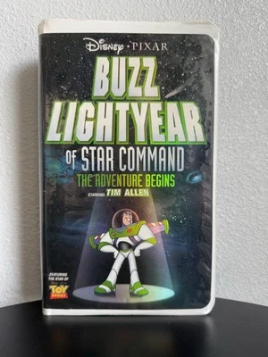 Buzz Lightyear of Star Command: The Adventure Begins (VHS, 2000 Clamshell) 19751 - Image 1 of 4