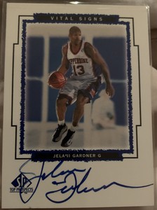 Jelani Gardner Pepperdine Basketball Upperdeck SP Autograph Rookie Card 1999 NBA