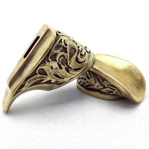 " SET #6 " CASTING SOLID BRONZE SET FINGER GUARD BOLSTER & POMMEL CUSTOM MAKING - Picture 1 of 8