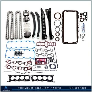 For 97-99 Ford E-150 Econoline 5.4L VIN L Timing Chain Kit Full Gasket Set SOHC - Picture 1 of 24