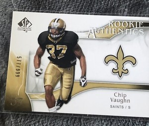 2009 SP Authentic Rookie Authentics /999 Chip Vaughn #271 Rookie RC