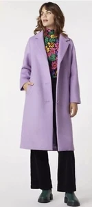 Gorman Lilac Purple Winter Coat RRP:$450 Size 8 50% Wool - Picture 1 of 9