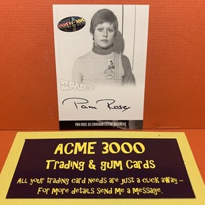Unstoppable Space 1999 Series 4 - PAM ROSE B&W PROOF Autograph Card PR2 1/9