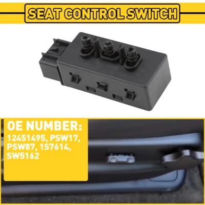 Controle de interruptor de assento lado esquerdo driver ajuste 2011-15 Chevrolet Cruze 12451495 PSW17 - Imagem 1 de 4