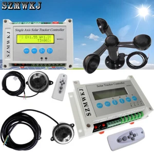 Electronic Single/Dual Axis Solar LCD Controller W/ Anemometer DIY Solar Tracker - Picture 1 of 17