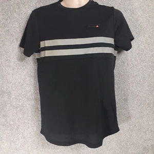 Ellesse Active Mens T Shirt Black Polyester Size Small - Picture 1 of 9