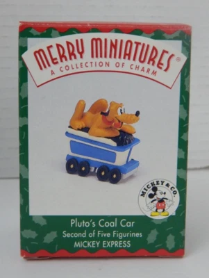 Disney ~ Hallmark * 1998 * Merry Miniatures * 2 de 5 * Carro de carvão de Plutão - Imagem 1 de 4