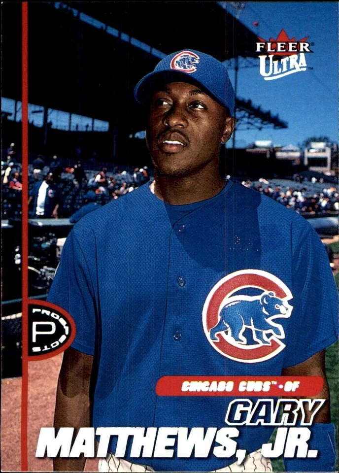 2001 Fleer Ultra #271 Gary Matthews Jr SP PROSPECTS CHICAGO CUBS - Image 1 of 2