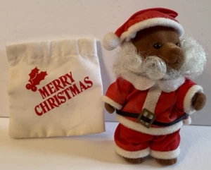 Sylvanian Families Father Christmas Santa Brown Bear Figure with Sack - Picture 1 of 17