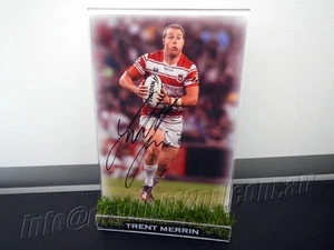 Signed St George Dragons NRL 28cm x 18cm Photo - Trent Merrin - Proof COA - Picture 1 of 3