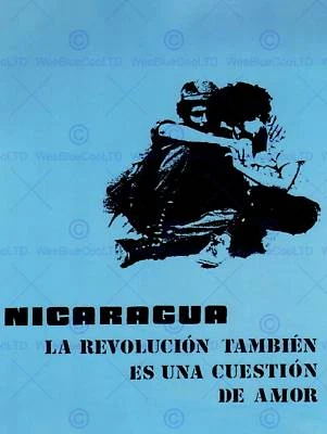 BUMBLEBEAVER PROPAGANDA NICARAGUA SANDINISTA REVOLUTION LOVE POSTER ART PRINT BB2500B