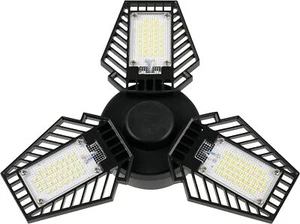 LED Garage Light, 50W, 300W, 6000LM, 5000K, E26,120-277V, Black - Picture 1 of 1