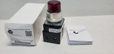 ALLEN-BRADLEY ALLEN BRADLEY 800T-QBH2RD2 PILOT LIGHT RED LED LAMP 800TC-N374 NEW