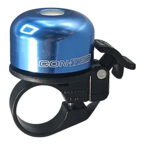 CONTEC Mini Bell Bing Select Ø 1 15/32in Blue Aluminium Bicycle Bell - Picture 1 of 5