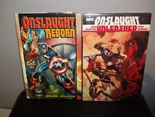HC ONSLAUGHT Reborn & Unleashed Marvel  Rob Liefeld COMICS HARDCOVER Lot!!!