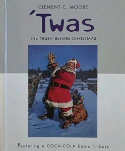 Clement C. Moore Twas The Night Before Christmas Coca Cola Santa Hallmark 2001 - Picture 1 of 2
