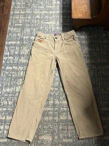Empyre Tan Corduroy Pants Size 26 Relax Pants Straight Leg - Picture 1 of 3