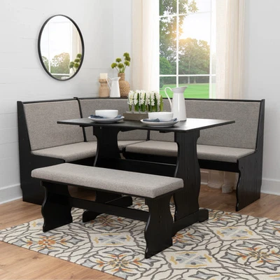 Juego de comedor de 3 piezas Hannah Breakfast Nook Foto 1 de 4