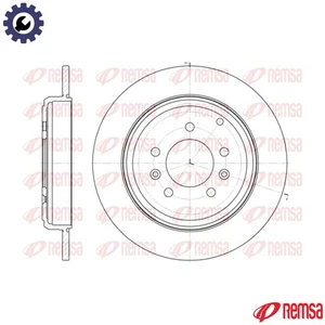 2x BRAKE DISC 6330.00 FOR PEUGEOT PHZ /P8C 2.1L P9A 2.1L THY 2.4L R5A 2.0L 4cyl - Picture 1 of 9