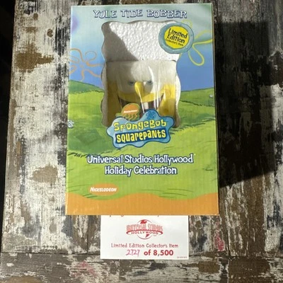 De colección 2002 Bob Esponja Pantalones Cuadrados Yule Tide Bobber Navidad Limitado Numerado NUEVO Foto 1 de 4