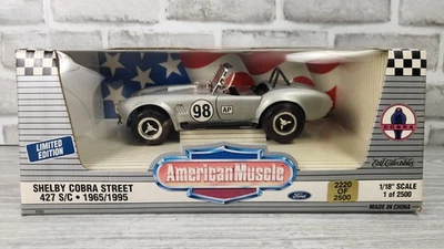 ERTL American Muscle Shelby Cobra Street 427 S/C 1965/1995 1:18 Diecast 7737 Foto 1 de 4