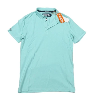 Superdry Men's Mint Green Classic Pique Short Sleeve The City Polo Shirt - Image 1 of 4