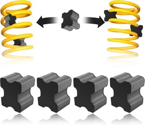 4PCS Rubber Coil Spring Spacers,Heavy Duty Front Booster Kit - Picture 1 of 7
