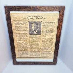 MLK “I Have a Dream” Framed Speech Print – Civil Rights Tribute Wall Art 16x20 - Picture 1 of 6
