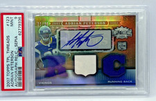 Adrian Peterson 2007 Topps Triple Threads Sepia RPA /99 BGS 9 HOF