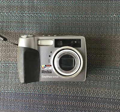 Kodak EasyShare DX7440 Digital Camera Silver 4.0MP Vintage Point Shoot Untested - Image 1 of 4
