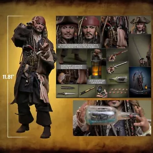 Hot Toys Modellino Pirati dei Caraibi DX37 Jack Sparrow scala 1/6 in magazzino - Foto 1 di 4