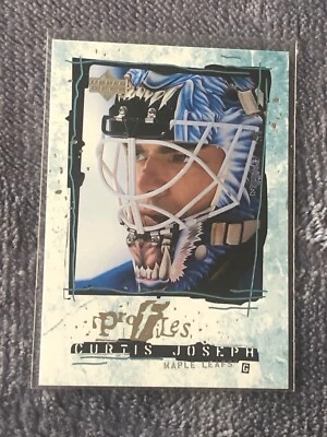 1998/99 Upper Deck Profiles Insert #P20 Curtis Joseph Toronto Maple Leafs - Image 1 of 3