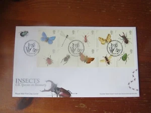 GB (5-2054) 2008 INSECTOS U/A FDC LONDRES NUEVO CON ETIQUETAS SP/MANO/ESTAMPILLA - Imagen 1 de 1