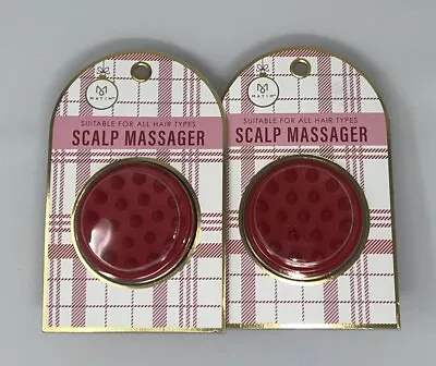 Scalp Massager Shampoo Brush, Hair Scalp Scrubber Head Massager for Stress (2) ! - Image 1 of 4