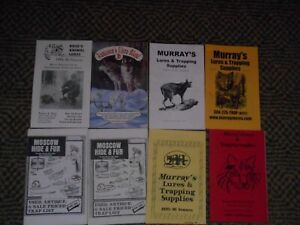 Lot Of 11 Trapping Supply Catalogs, Trapping