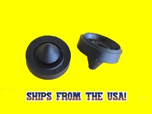 Tailgate Upper Rubber Bumpers Pair Fits 82 93 1982 1993 Chevy S10 Truck GMC - Foto 1 di 2
