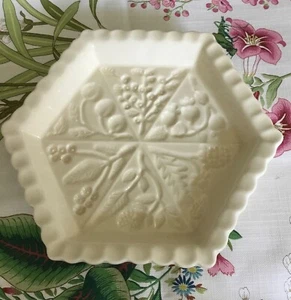 Sechseckige Obst Designs Keramik Keksform | Schale | Wandbehang - Bild 1 von 3